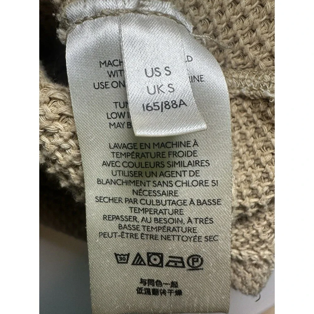 We The‎ Free Tan She's a Keeper Oversized Lagenlook Top Tunic Women's SMALL